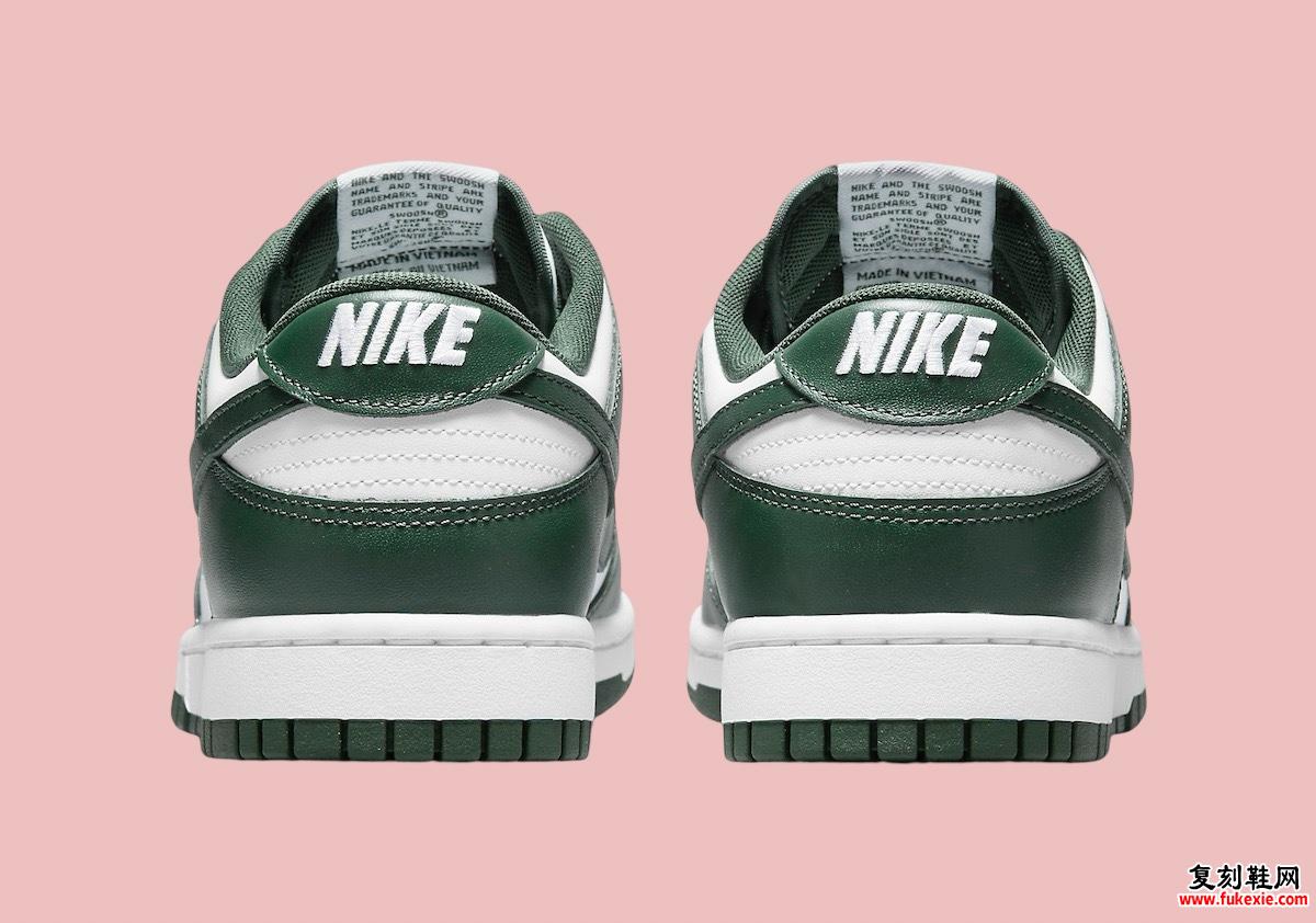 NIKE DUNK LOW“TEAM GREEN”将于 2024 年 5 月回归 货号：DD1391-101