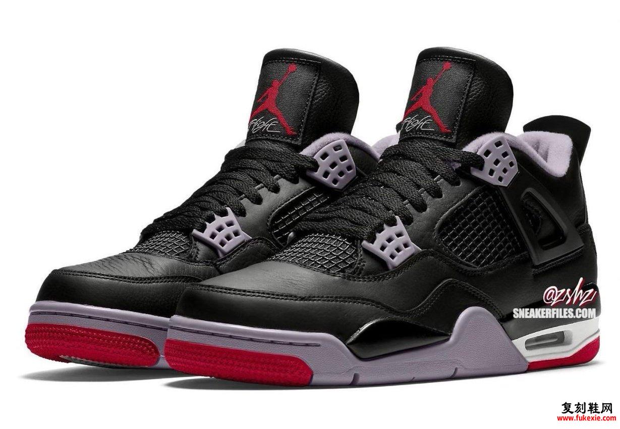 Air Jordan 4 “Bred Reimagined” 全明星周末发布于 2024 年 货号：FV5029-006