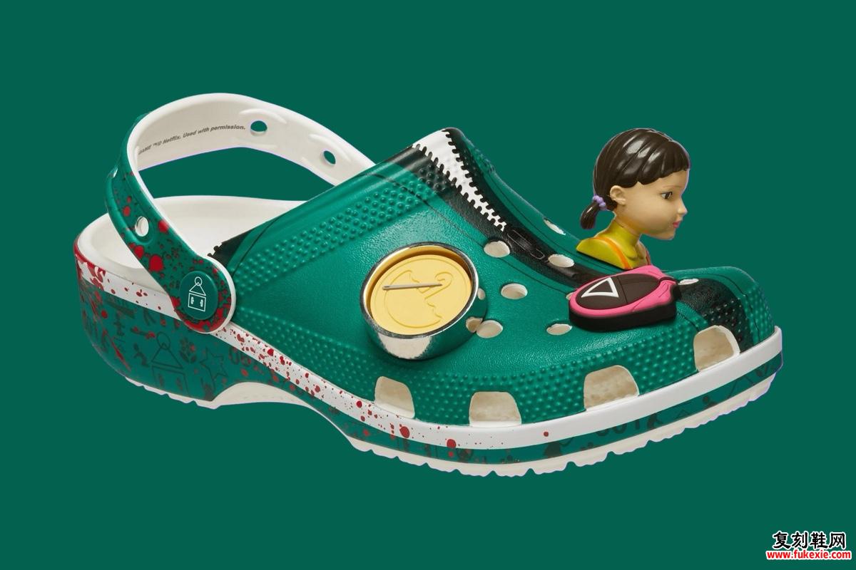 Squid Games x Crocs Classic 木屐现已上市（2024 年 12 月）货号：210224-90H