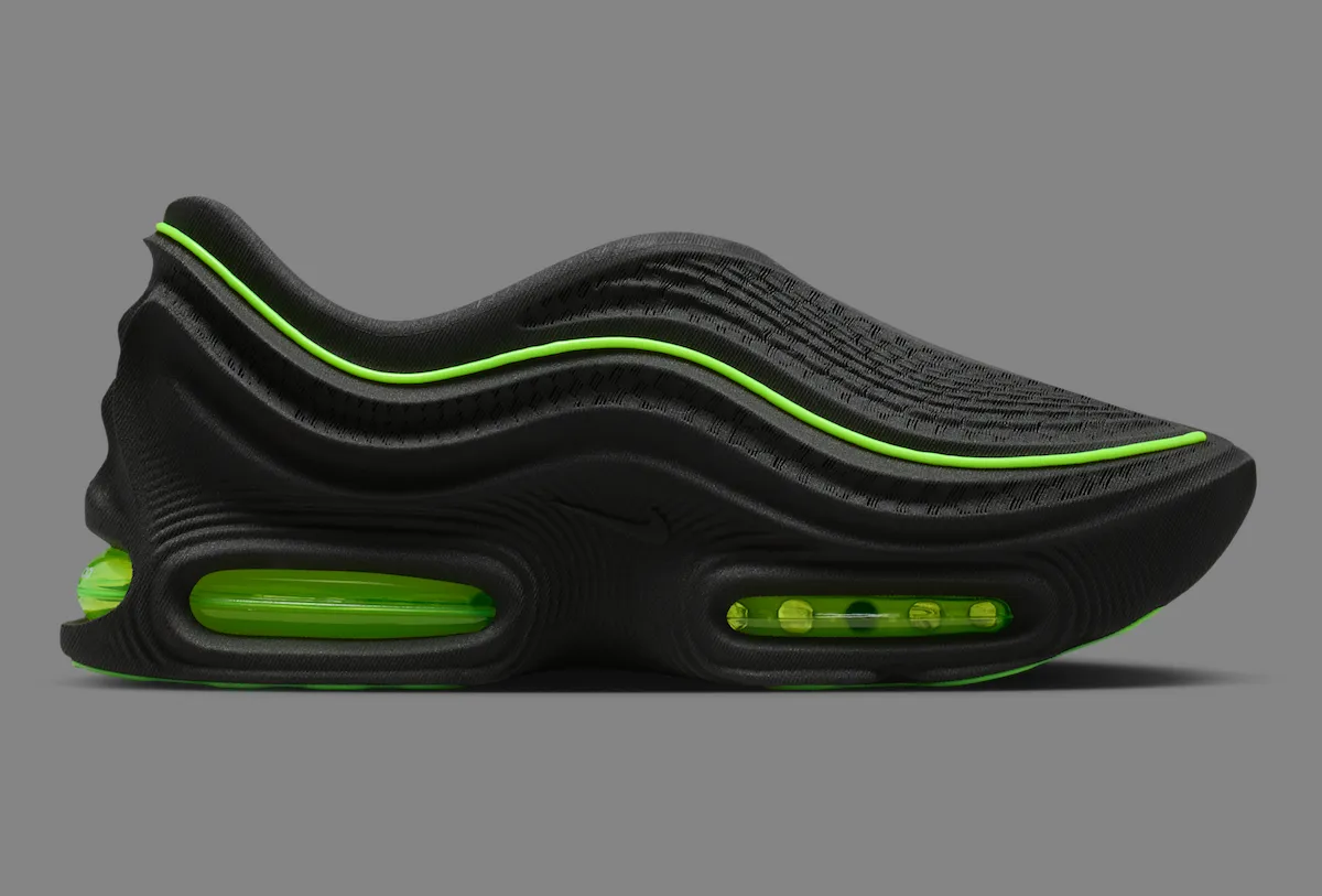 Nike Air Max 95000 “Black/Volt” 黑黄配色11月28日发售 3D打印技术重塑经典